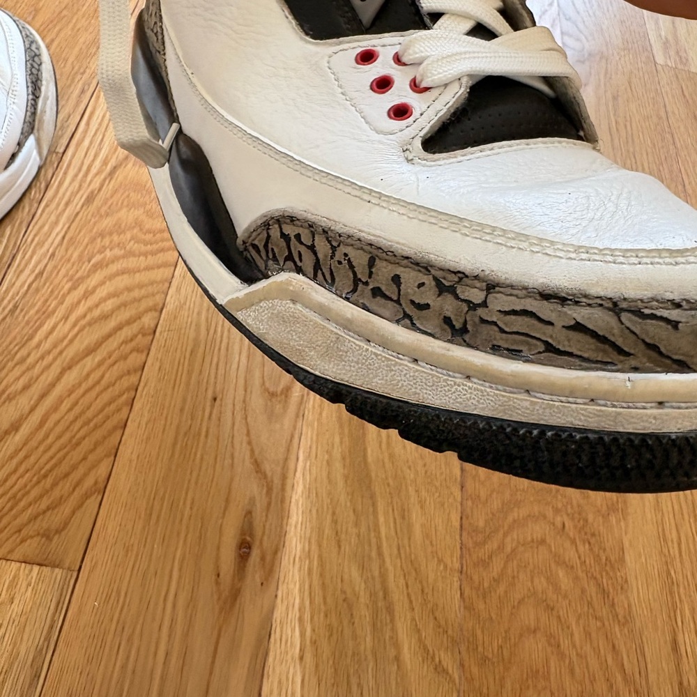 Size 10 - Air Jordan 3 Retro Infrared 23 2014 - Amateur Restoration Customized - Picture 14 of 16